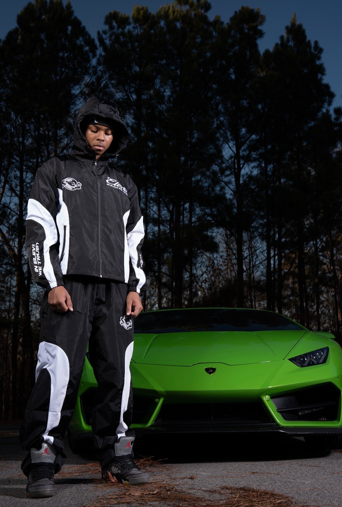 (BLACK) ELEV8 RAIN SUIT