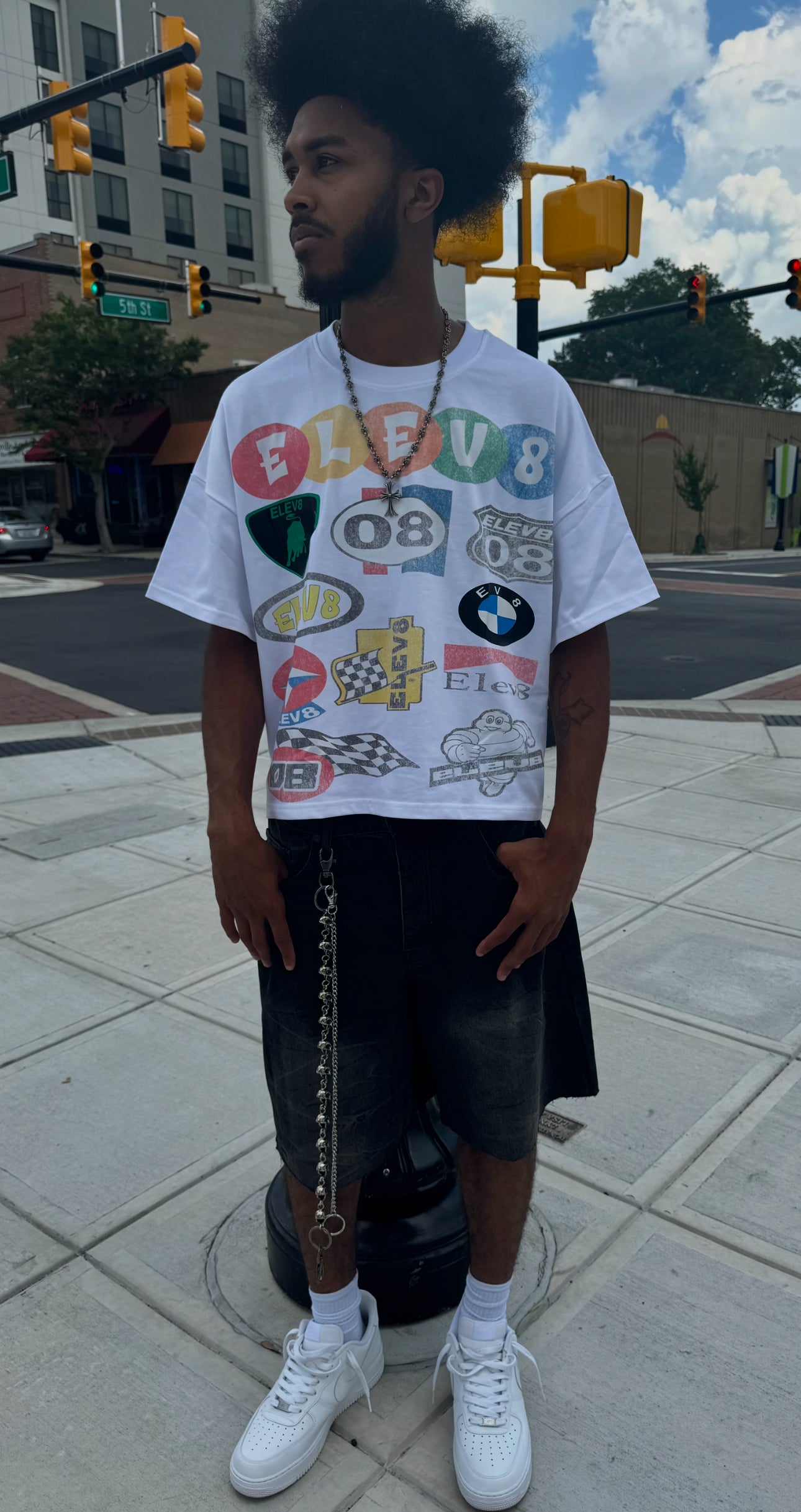 “Logo Tee” White